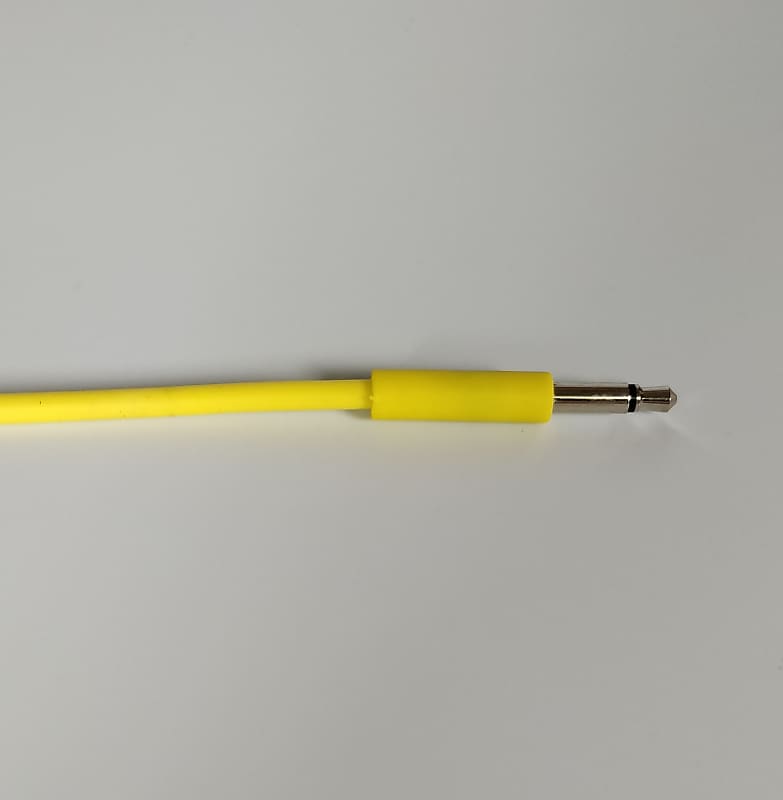 One 18" Skinny Patch Cable - Yellow image 1