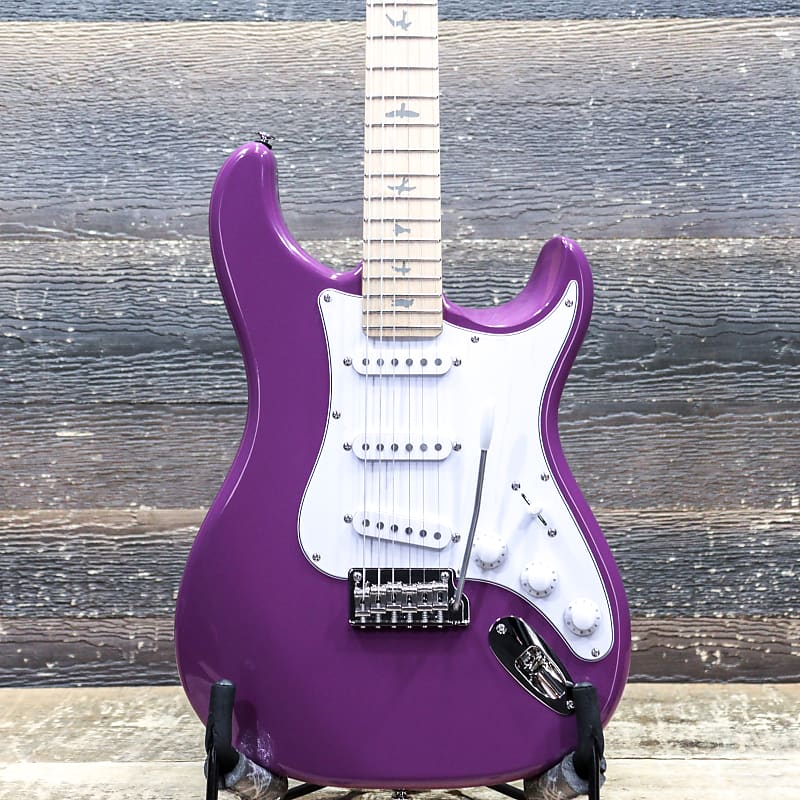 PRS SE Silver Sky Maple John Mayer Model Summit Purple Electric Guitar w/Bag