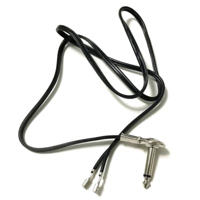Vintage Fender Style Combo Speaker Cable 1/4"/Spade Lug image 1