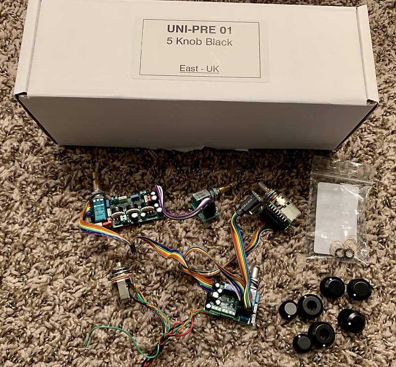 John East UniPre 01 5 knob black bass preamp Reverb