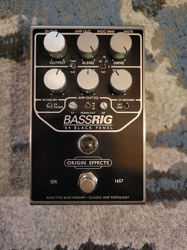 Origin Effects BASSRIG '64 Black Panel