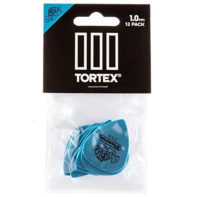 Dunlop Tortex TIII Picks, Blue,1.00mm Gauge, 12-pack image 5