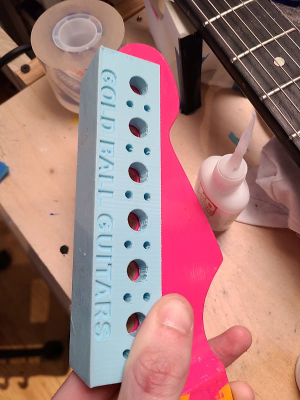 Drill Guide For Inline 6 Fender Tuners 2023 Reverb