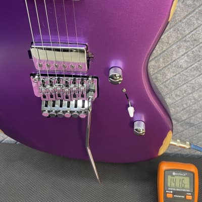 SBS Steve Brown Sound Guitars VS200 Includes Our FretWerx In USA Fret Dress and Setup! Purple Metallic image 17