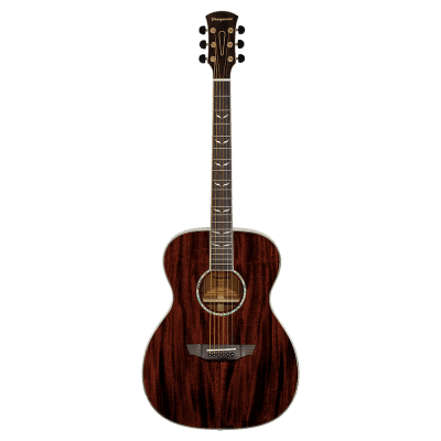 Orangewood Brooklyn Mahogany Grand Concert Solid Top Acoustic-Electric Guitar w/ LR Baggs image 2