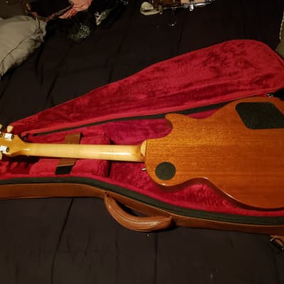 Upgraded Gibson  Les Paul Tribute  2020 Honey burst left handed image 4