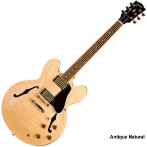 Gibson Custom ES-335 Dot Figured Gloss Electric Guitar (Antique Natural) image 4