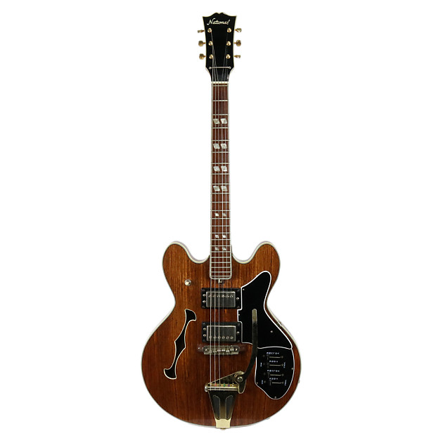 Vintage 1970's National EG685-2RG Thin Line Hollow Body Electric Guitar