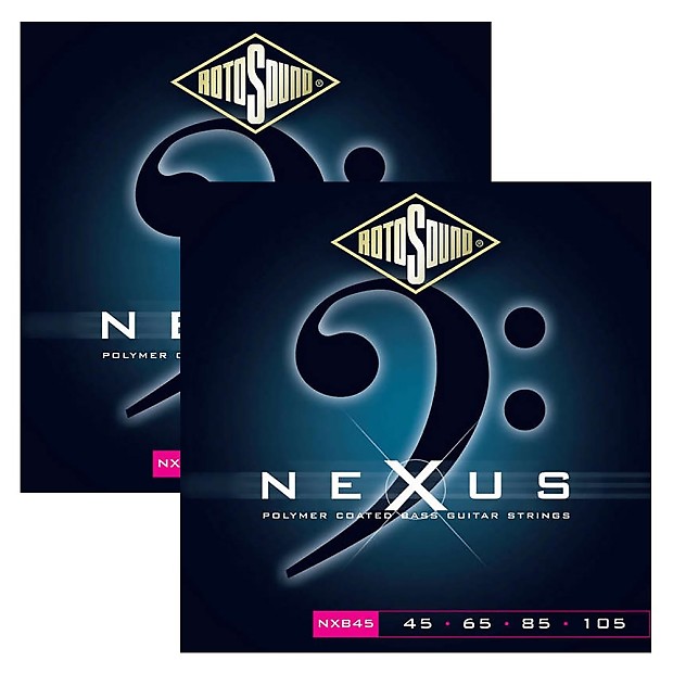 Rotosound NXB45 Nexus Polymer Coated Bass Strings - Light (45-105) image 1
