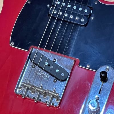 Fender Telecaster vintage guitar  -  great player - Red stock nitro mex full scale maple image 3