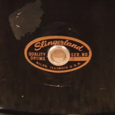 Slingerland Sound King 5.5x14" 3ply Snare Drum 6 Lug COB Hoops Vintage 1960's image 2