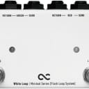 One Control Minimal Series White Loop Two Loop Line Selector Switching Pedal with True Bypass and 2