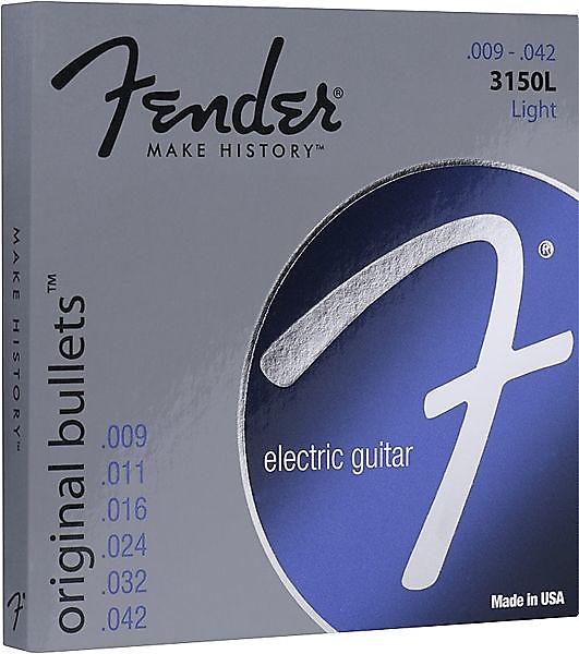 Fender Original Bullet 3150L, Pure Nickel, Gauges .009-.042 2016 image 2
