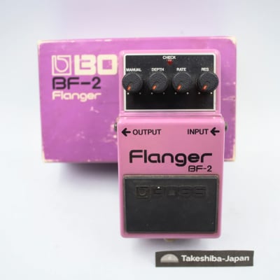 Boss BF-2 Flanger 1980-1984 (Black Label) Made In Japan