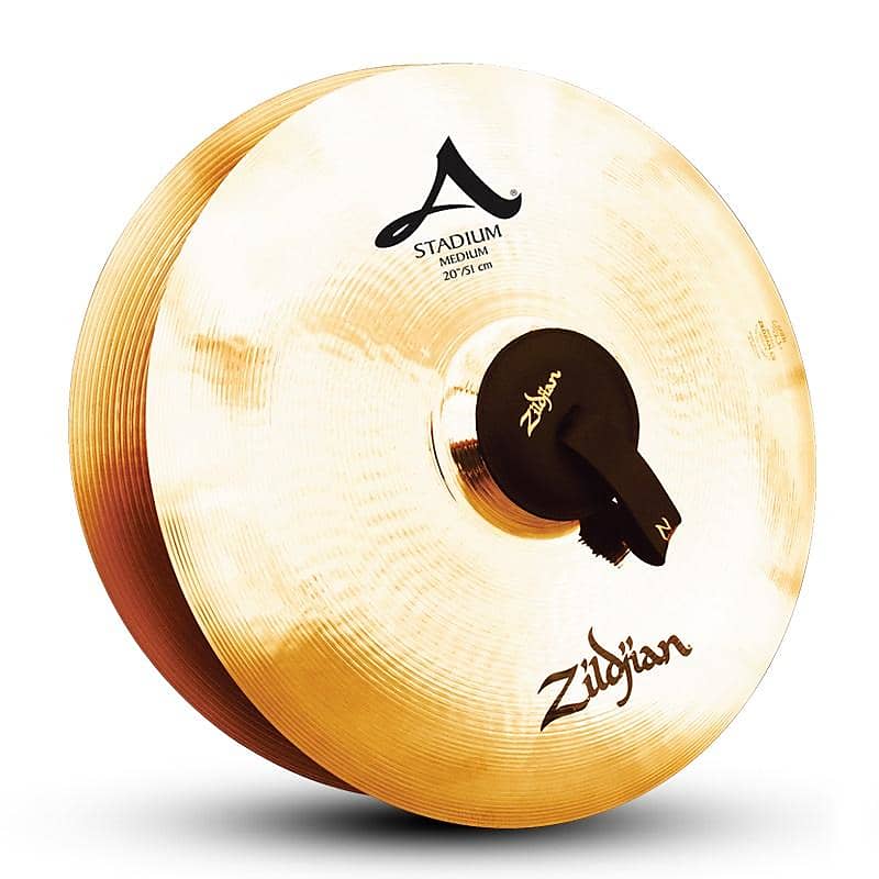 Zildjian 20" A Stadium Medium Marching Cymbals (Pair) image 1