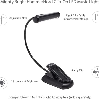 Mighty Bright 54810 Hammerhead Music Stand Light image 2