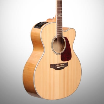 Takamine GJ72CE Jumbo Acoustic-Electric Guitar, Natural image 4