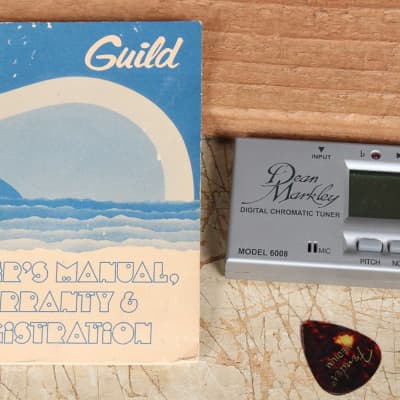GUILD S60 Rare Vintage SOLID BODY Aged White Mahogany Orig Case + Manual 03430 image 15