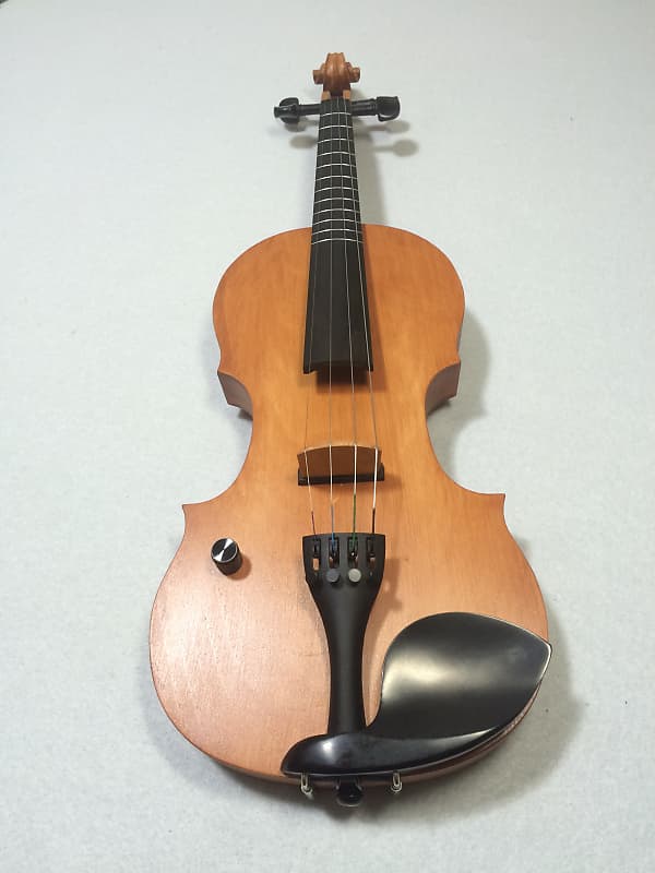 Fretted violin. Semi-acoustic / electric fiddle. Left hand | Reverb UK