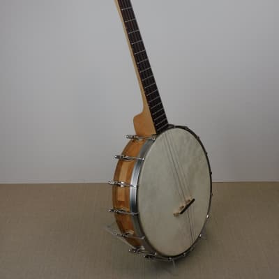Songbird Stringed Instruments  Model 17 Custom 2024 - Solid Sycamore tenor banjolele USA luthier built custom banjo-ukulele hybrid image 2