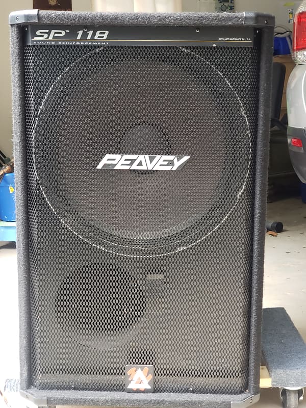 Peavey SP118 V1 Black Non-Powered Passive Speaker Cabinet 18 | Reverb