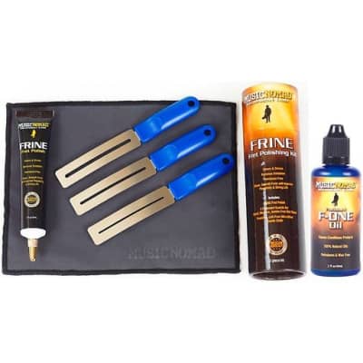 Music Nomad MN125 F-ONE Unfinished Fretboard Care Kit - Oil, Brush, Cloth -  The Music Den