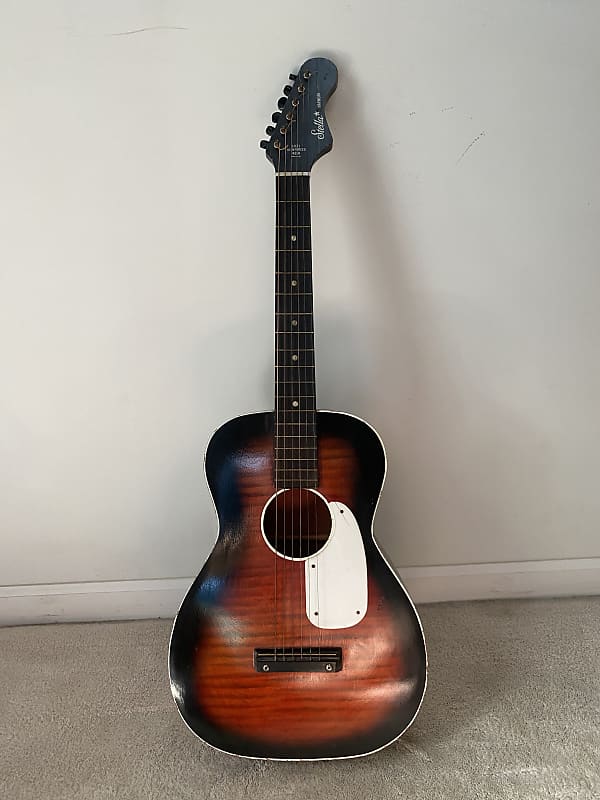 Harmony Stella 1969 - Fender Strat Head,  Brown Sunburst image 1