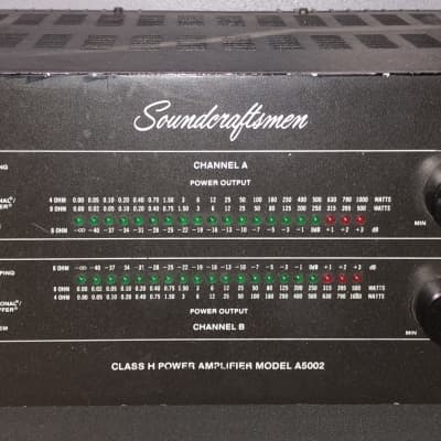 Soundcraftsmen A5002 Stereo Power Amplifier | Reverb