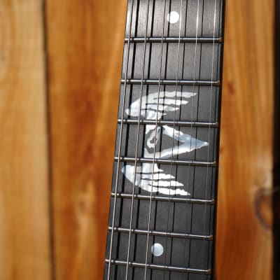 ESP James Hetfield Vulture Black Satin 6-String Electric Guitar w/ Case (2022) image 8