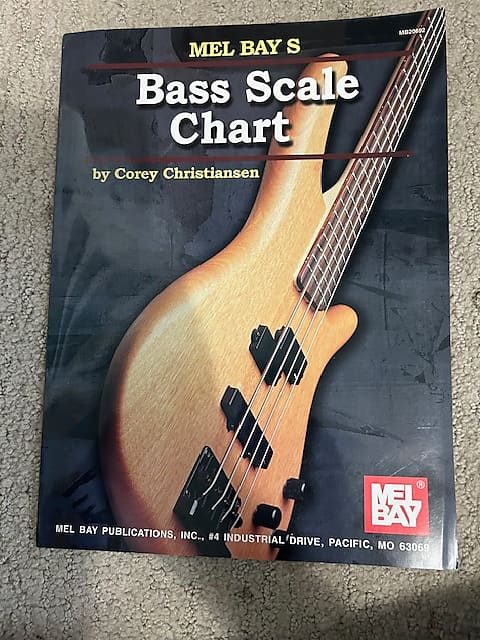 Bass Scale Chart by Corey Christiansen Mel Bay's Sheet Music | Reverb