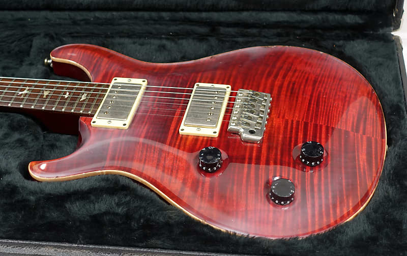 ギター　レフティ　LEFTY　PRS CUSTOM22 10TOP 2002 Paul Reed Smith PRS Custom 22 Red Left Handed Lefty 10
