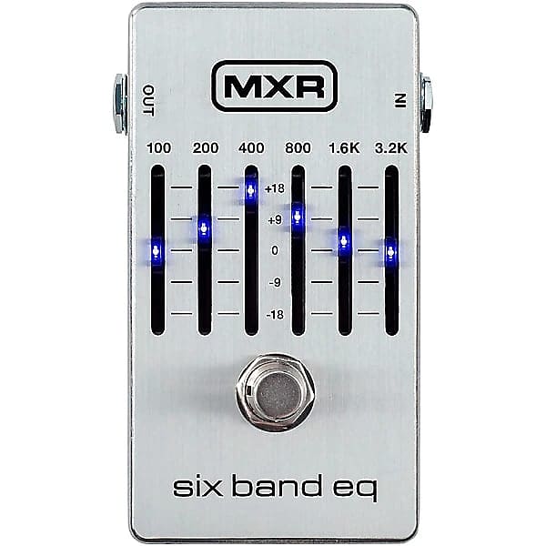 MXR  Six Band EQ Pedal 2024 - SILVER image 1