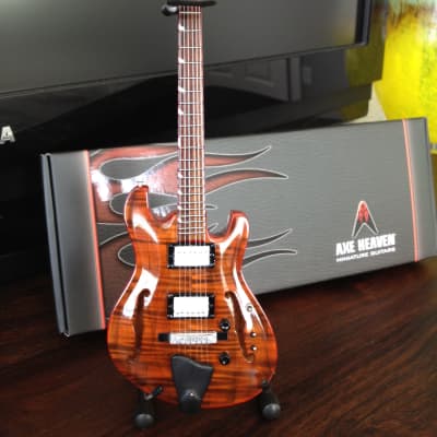Trey Anastasio Signature Ocelot Miniature Phish Guitar Replica Collectible for sale