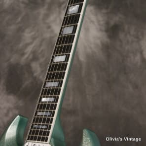 RARE 2010 Gibson Custom Shop SG/Les Paul Custom reissue INVERNESS GREEN SPARKLE image 8