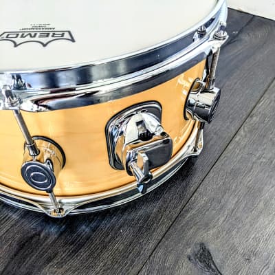 RARE!! Pacific Drums & Percussion PDP by DW Made in Mexico LX Series Popcorn Snare - Natural Lacquer Maple Snare 12" x 6" (better than concept or design series!) image 7