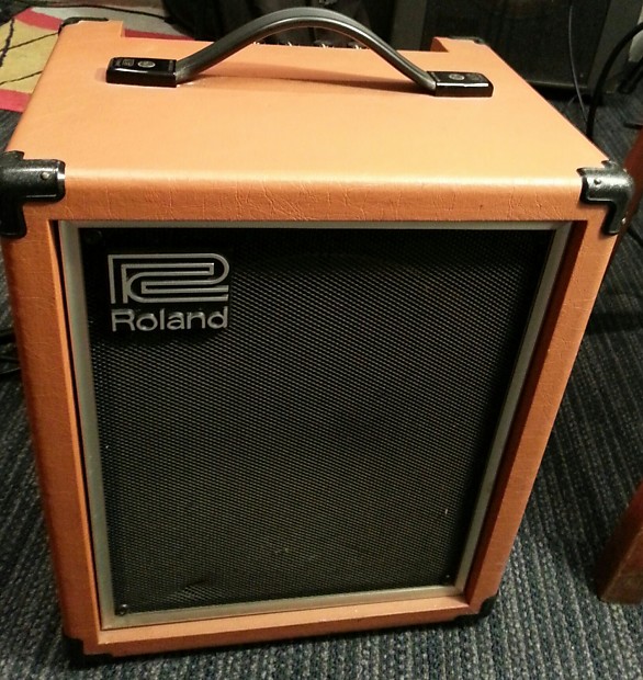 Roland Cube-60 Bass Amp 1980s Orange