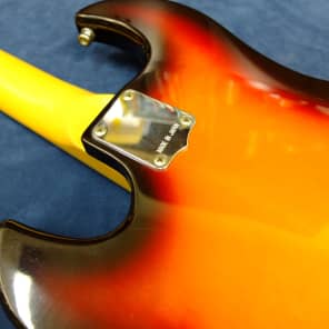 c. 1967 Norma EG-421 12 String Sunburst Vintage Bizarre Japanese Guitar Teisco MIJ image 6