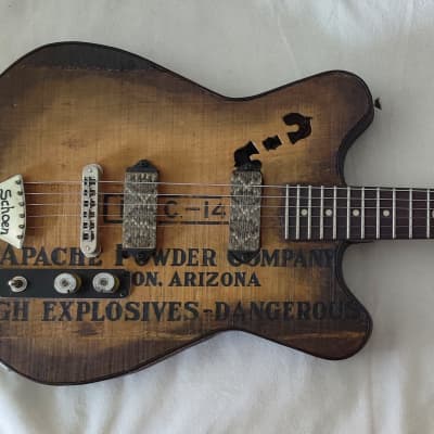 Schoen Guitar - Custom Ammo Box -Rare | One-of-a-kind - Reclaimed wood for sale