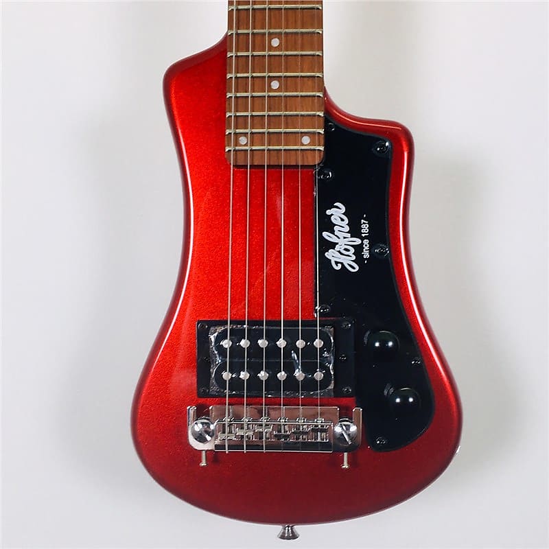 Hofner HCT-SH Shorty Electric Travel, Red, B-Stock image 1