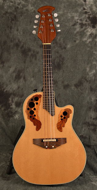 Applause by Ovation アプローズ MAE148 マンドリン Applause MAE148 Roundback Acoustic/Electric Mandolin Black