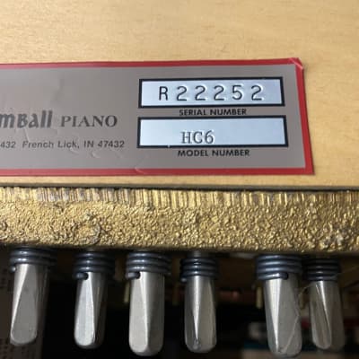 Kimball HC6 upright piano 44'' image 7