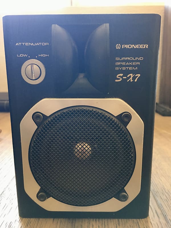 Pioneer S-X7 スピーカー Vintage Pioneer S-X7 Bookshelf Surround Speaker System Pair