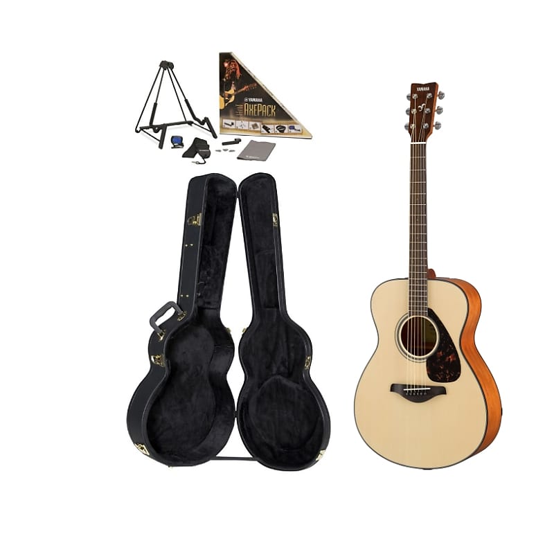 Yamaha FS800 Acoustic Guitar pack. Case and accessories included