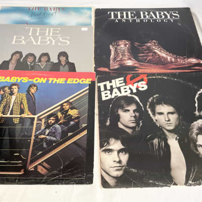 Lot of 5 Used Vinyl LP Records - The Best Of The Babys - Union Jacks, Head First, On The Edge image 1