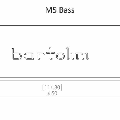 Bartolini M55CBC-T 5 String Bass Soapbar Dual Coil bridge pickup image 4