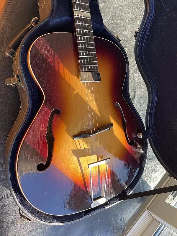 Zenith Archtop Jazz 1950s Acoustic Guitar Paul McCartney Reverb UK