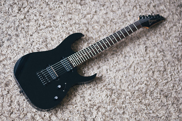 Ibanez RG7421 Japan 1999 Black with Hipshot bridge Ibanez RG7421 Japan 1999 Black with Hipshot bridge