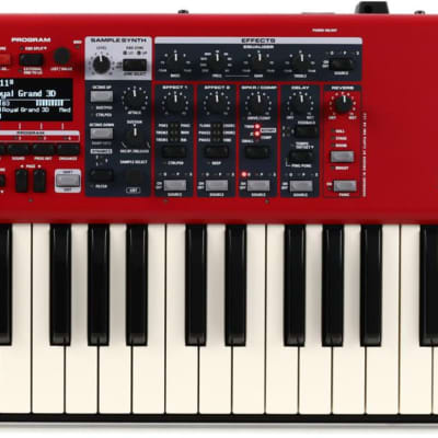 Nord Electro 6D 61 61-key Keyboard  Bundle with On-Stage KS7190 Classic Single-X Stand image 1
