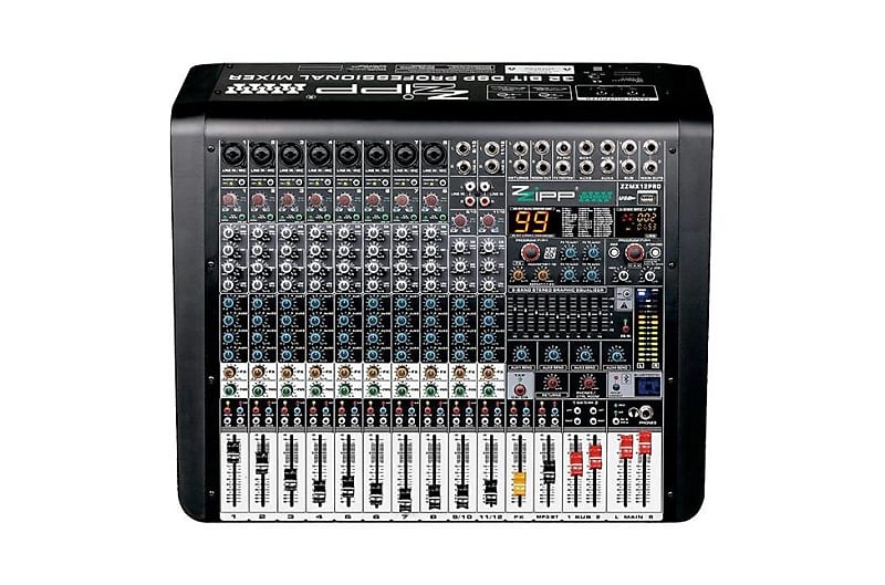 ZZIPP ZZMX12PRO Mixer a 12 canali Bluetooth con USB e DSP