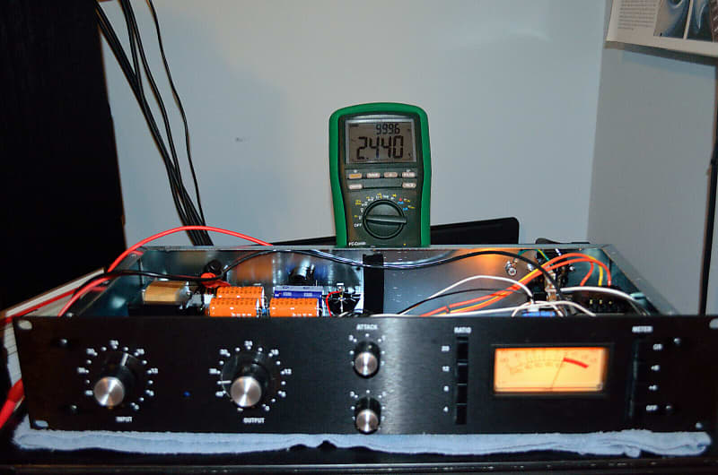 Hairball Audio 1176 FET Rack Compressor Rev D 2025 Black